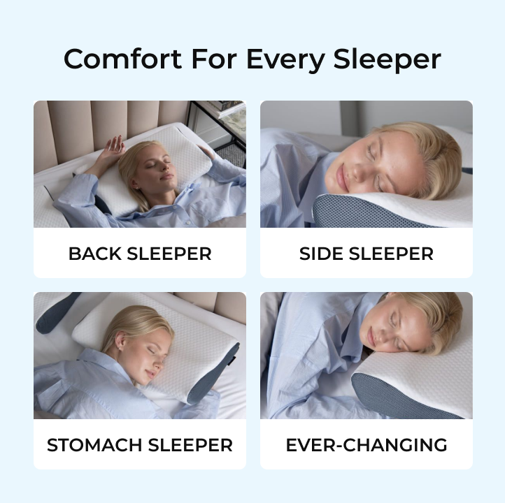 Almohada Derila para Personas que Duermen de Lado
